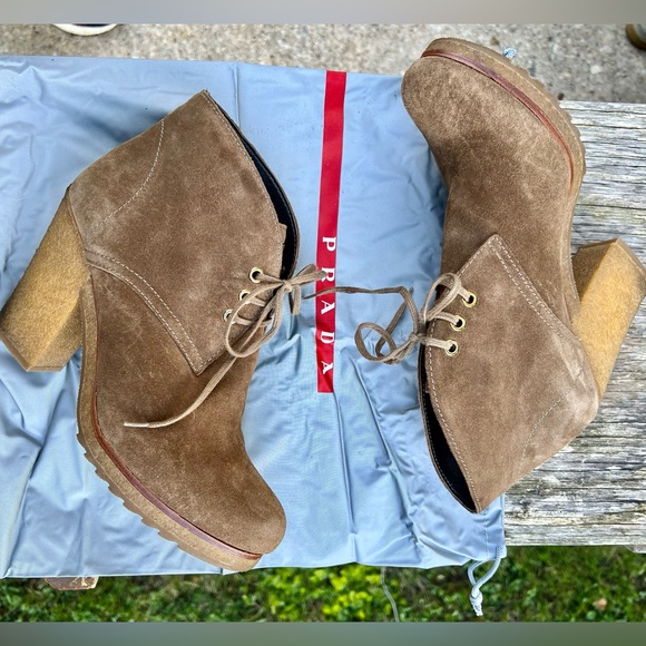 Prada Suede Bootie - Picture 4 of 9